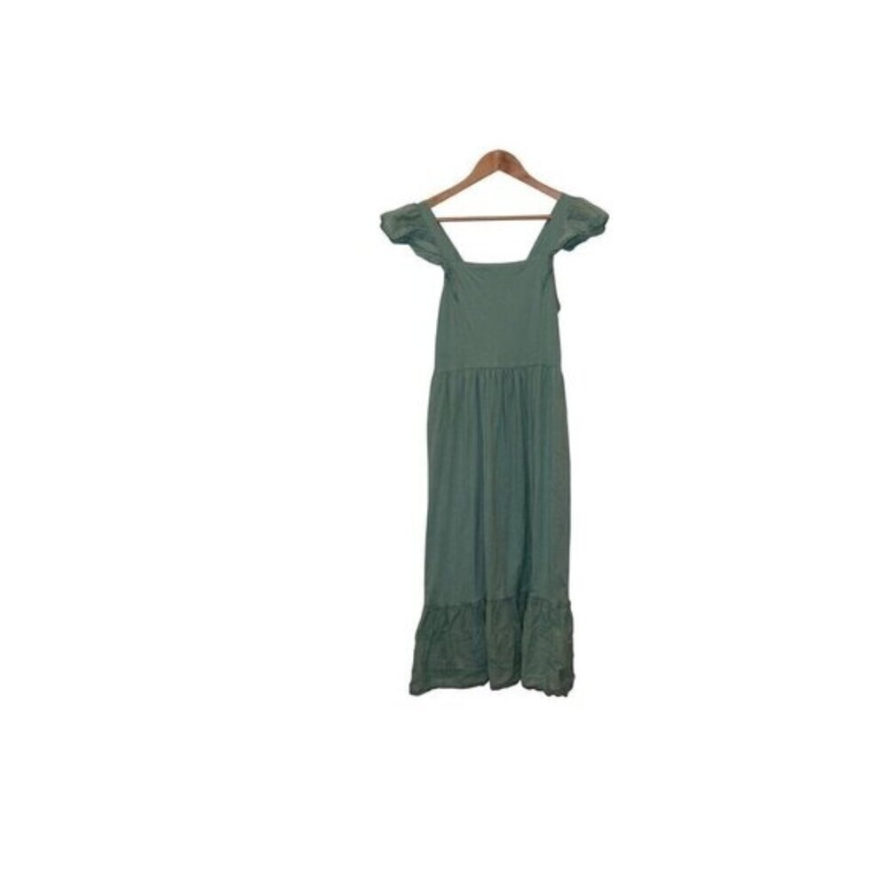 J, Crew Green Sage Midi Dress Women Size XS